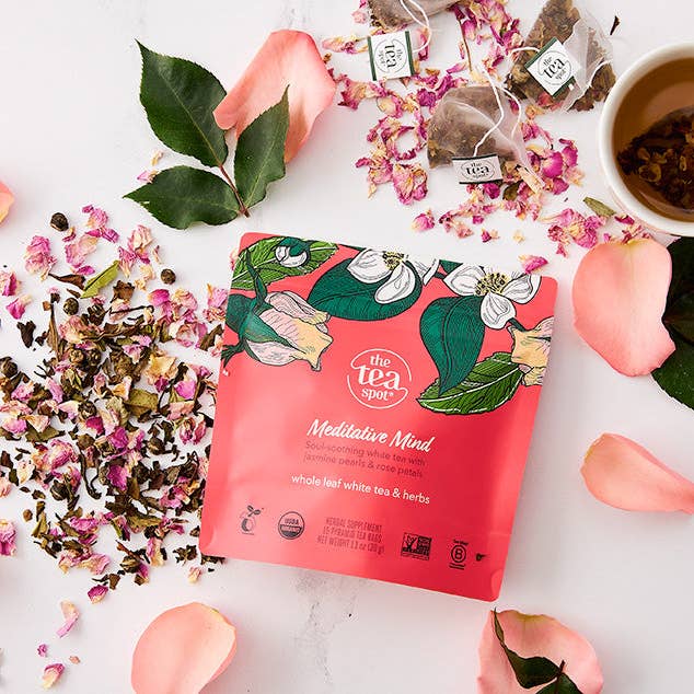 The Tea Spot - Wholesale Tea Bags - Meditative Mind, Organic Tea -15 sachets each2