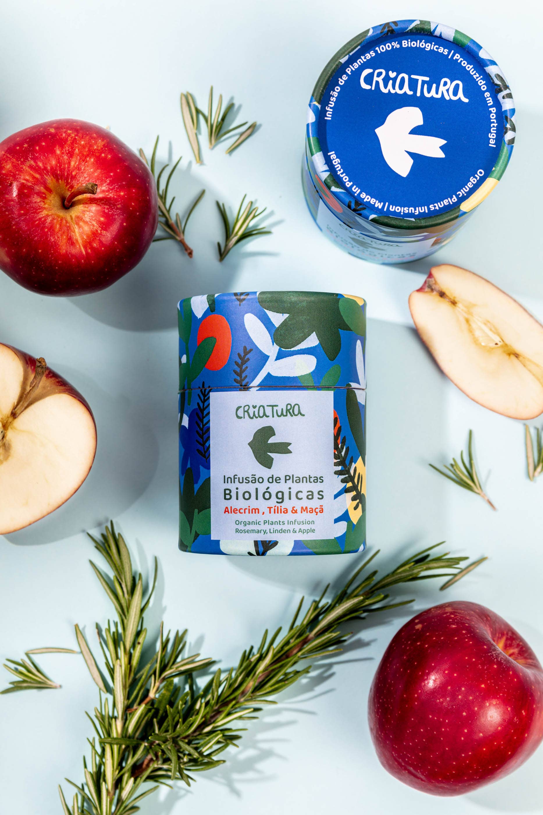 CRIATURA - Venta al por mayor Tés saludables/desintoxicantes - Té Herbal Orgánico - Romero, Tilo y Manzana1