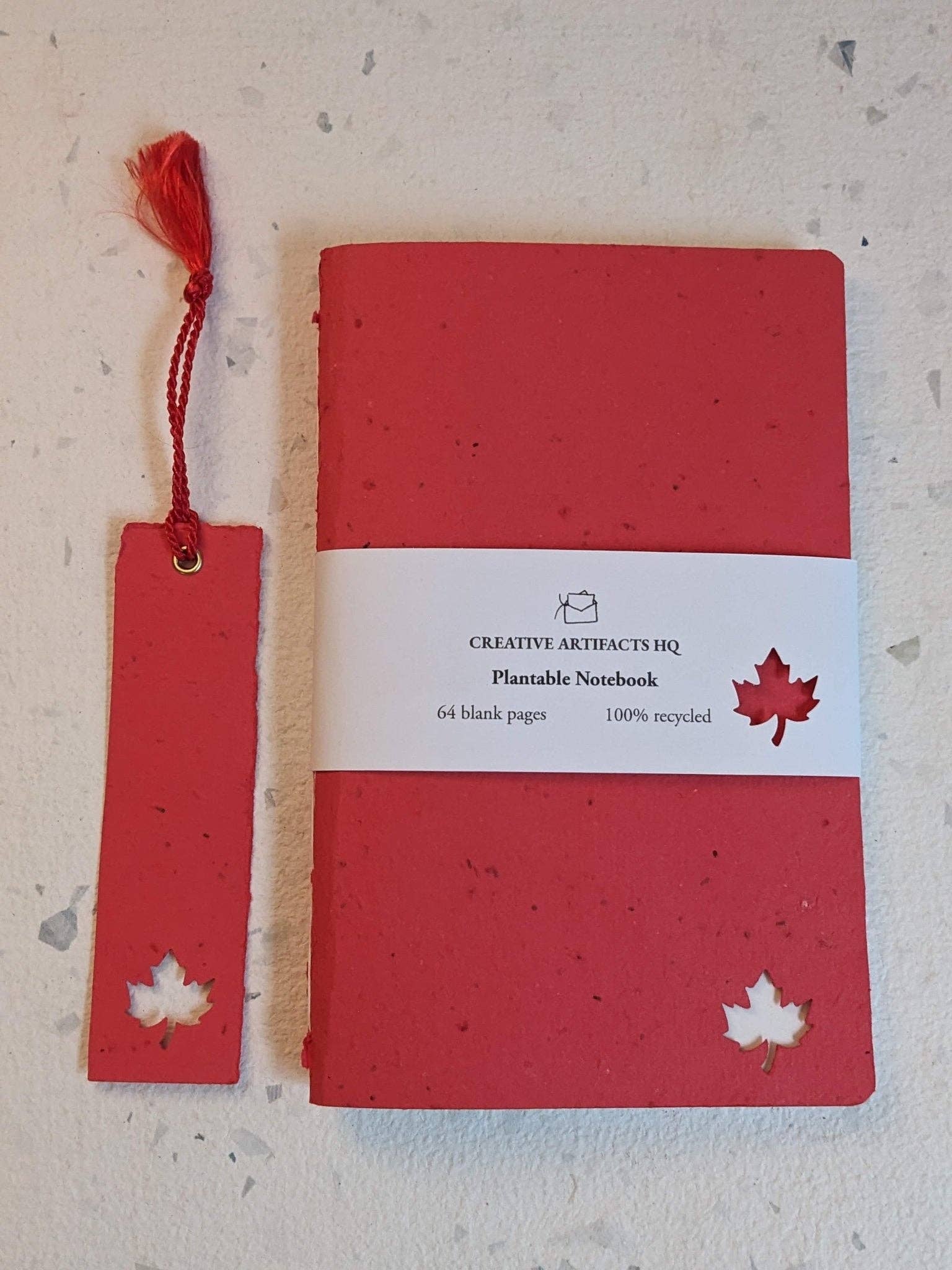 Creative Artifacts HQ - Wholesale Notebook - Plantable Cotton Notebooks | Maple Leaf | Limited Edition2