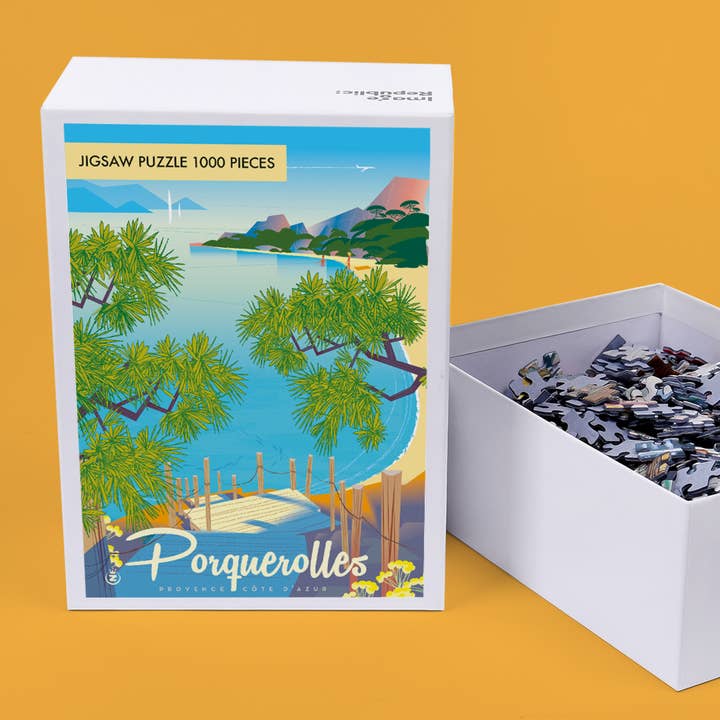 PUZZLE PORQUEROLLES ALLEE MONSIEUR Z 48x68 for wholesale by Image Republic