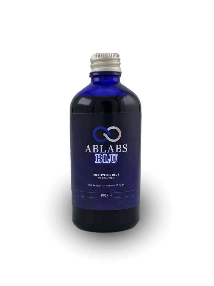 Ablabs Blu – Advanced Methylene Blue Formula 1 % (Liquid) for wholesale by Ablabs