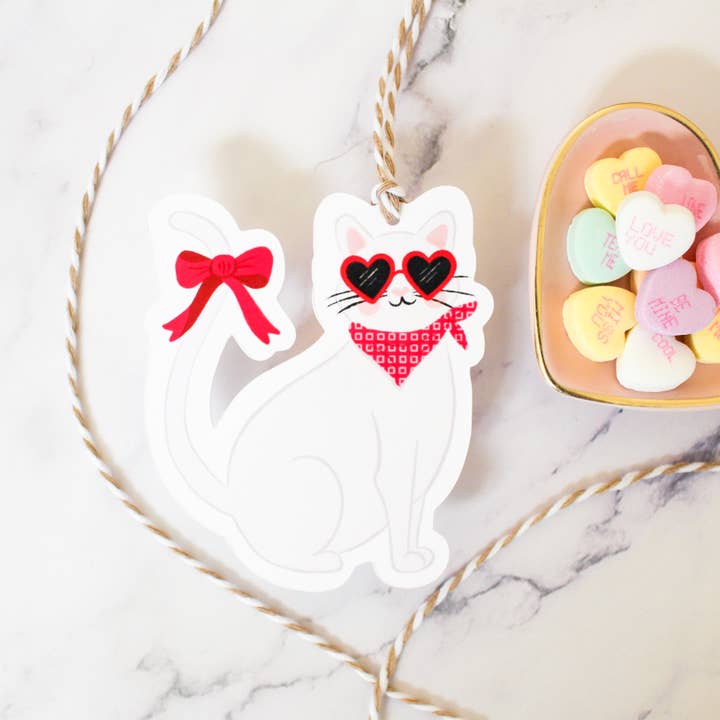 Julia Kestner Designs - Wholesale Gift Tag - Smitten Kitten Gift Tags (Set of 8)2