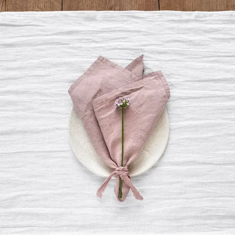 MagicLinen (We handle U.S. import procedures for you) - Wholesale Dinner & Cloth Napkin - Set of 2 linen napkins in bundle | Table decor12