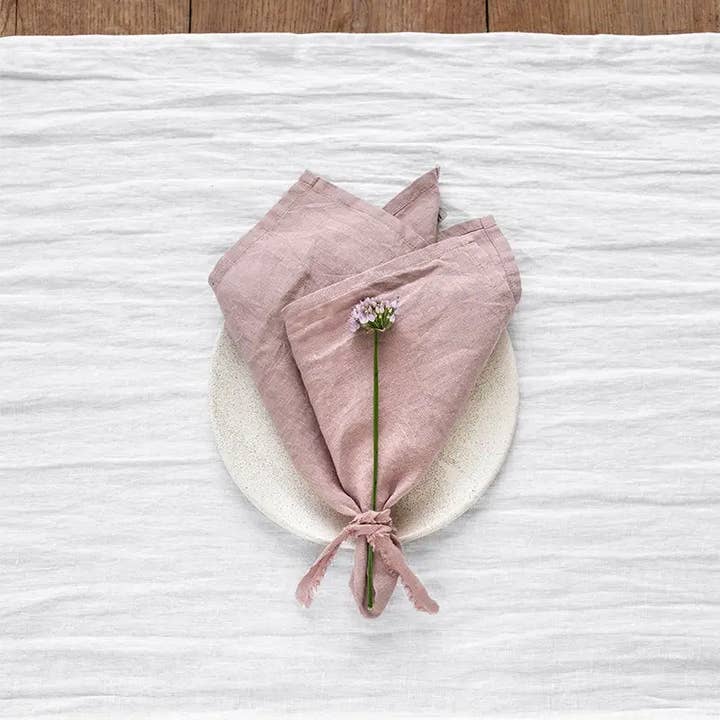 MagicLinen (We handle U.S. import procedures for you) - Wholesale Dinner & cloth napkin - Set of 2 linen napkins in bundle | Table decor12