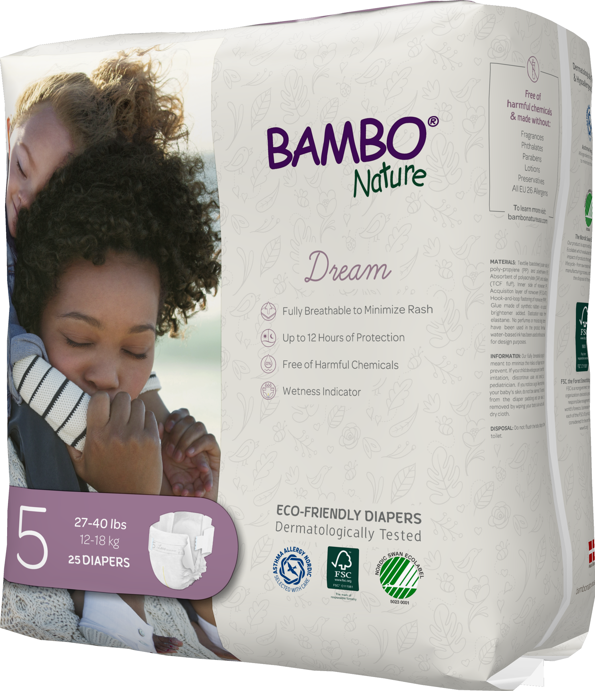 Bambo Nature USA - Wholesale Diaper (Cloth) - Baby - Bambo Nature Dream Baby Diapers Size 51