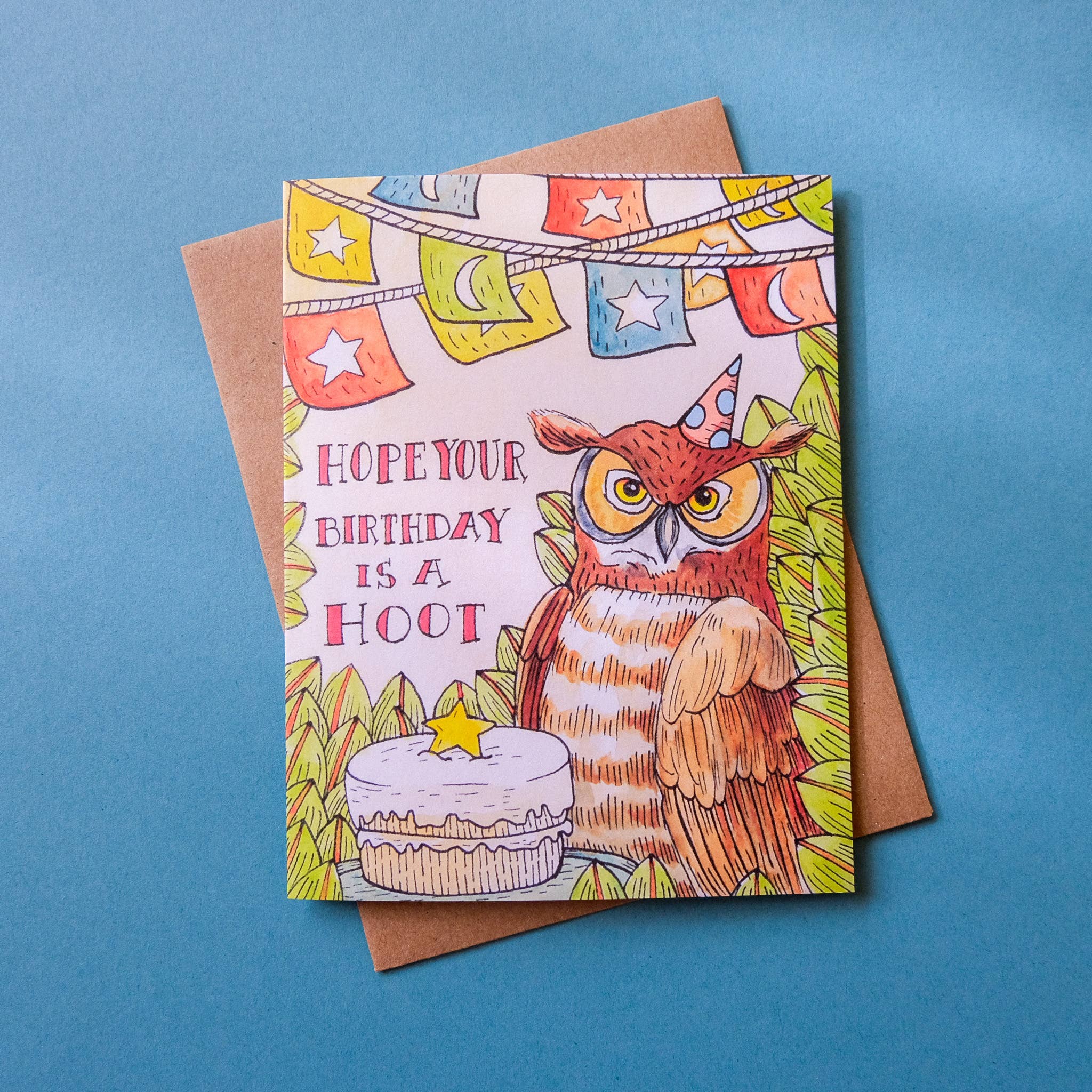 Mattea - Wholesale Birthday Card - Hope Your Birthday Is A Hoot Card1