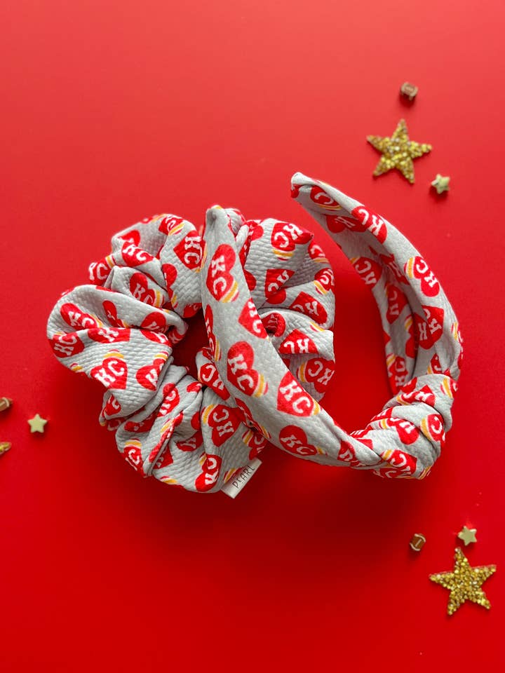 Gray Heart KC for wholesale by Evie Pearl Handmade LLC