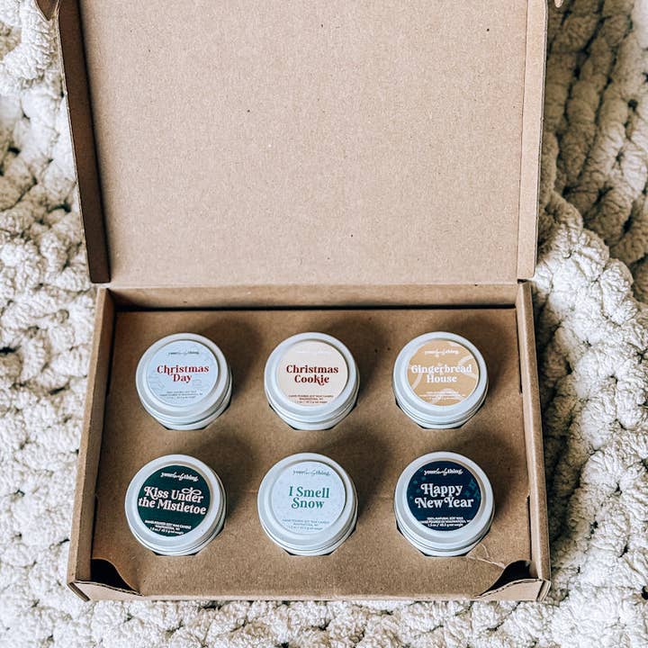 Christmas Collection Candle Flight for wholesale by Your Lovely Thing