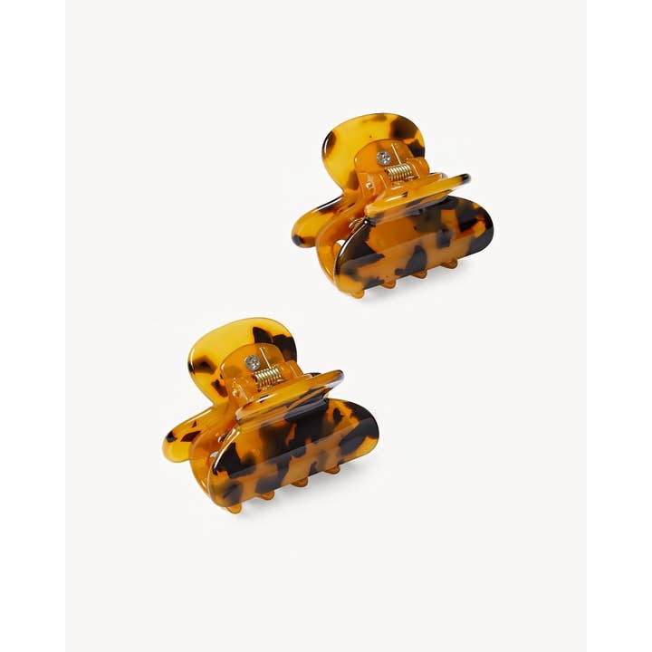 MACHETE - Wholesale Haarclip - Dames - Dubbele erfstukklauwen in klassieke schildpad1