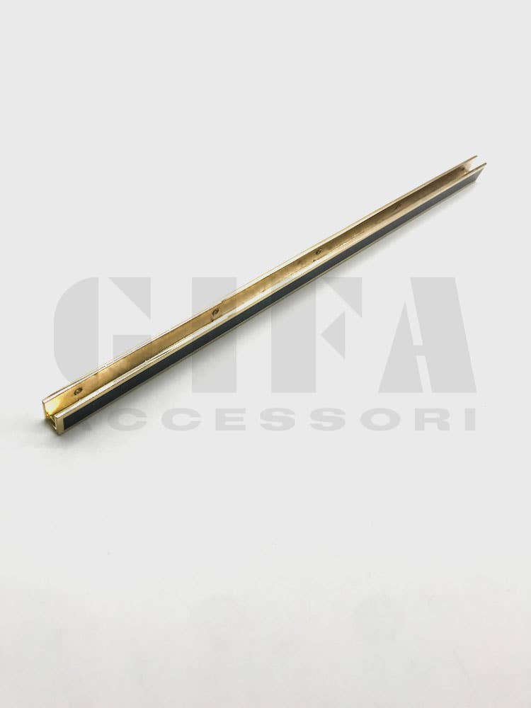 Gifa Accessori - Wholesale Belt - Women's - Gold + black bar with channel 25.5 cm2