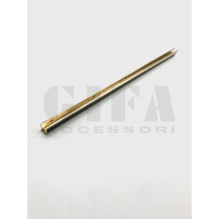 Gifa Accessori - Wholesale Belt - Women's - Gold + black bar with channel 25.5 cm2