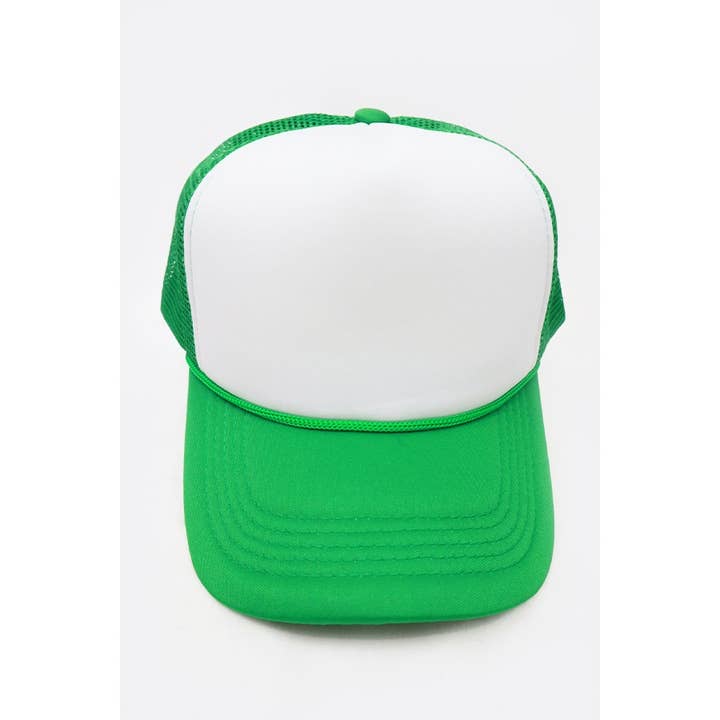 Love and Repeat - Wholesale Trucker Hat - Unisex - Classic Foam Solid Two Tone Trucker Hat