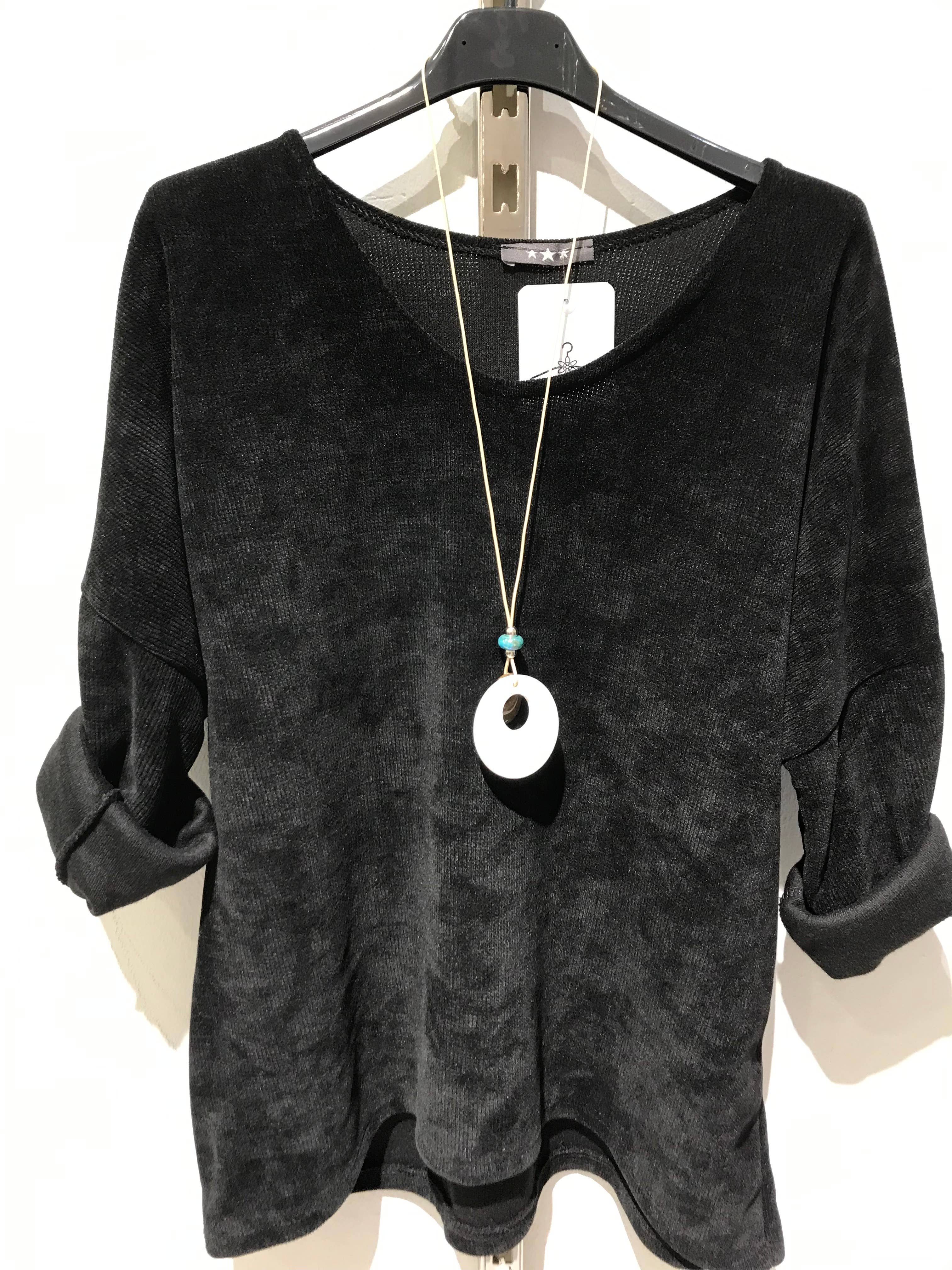 Only Yuan – wholesale Sweatshirt - Dam – Only Yuan ref 9613 sweatshirt med krage och V-ringning12