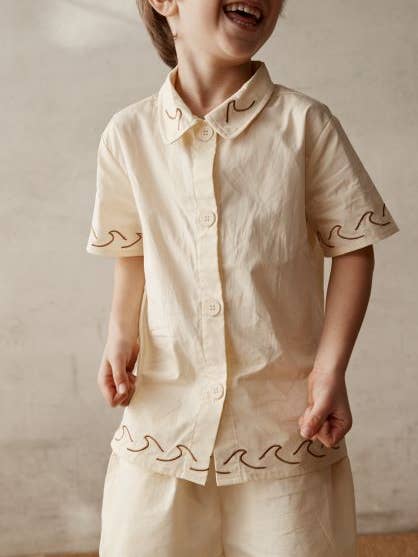 Alfred - Wholesale Button Down Shirt - Kids - Earl Shirt | Cream