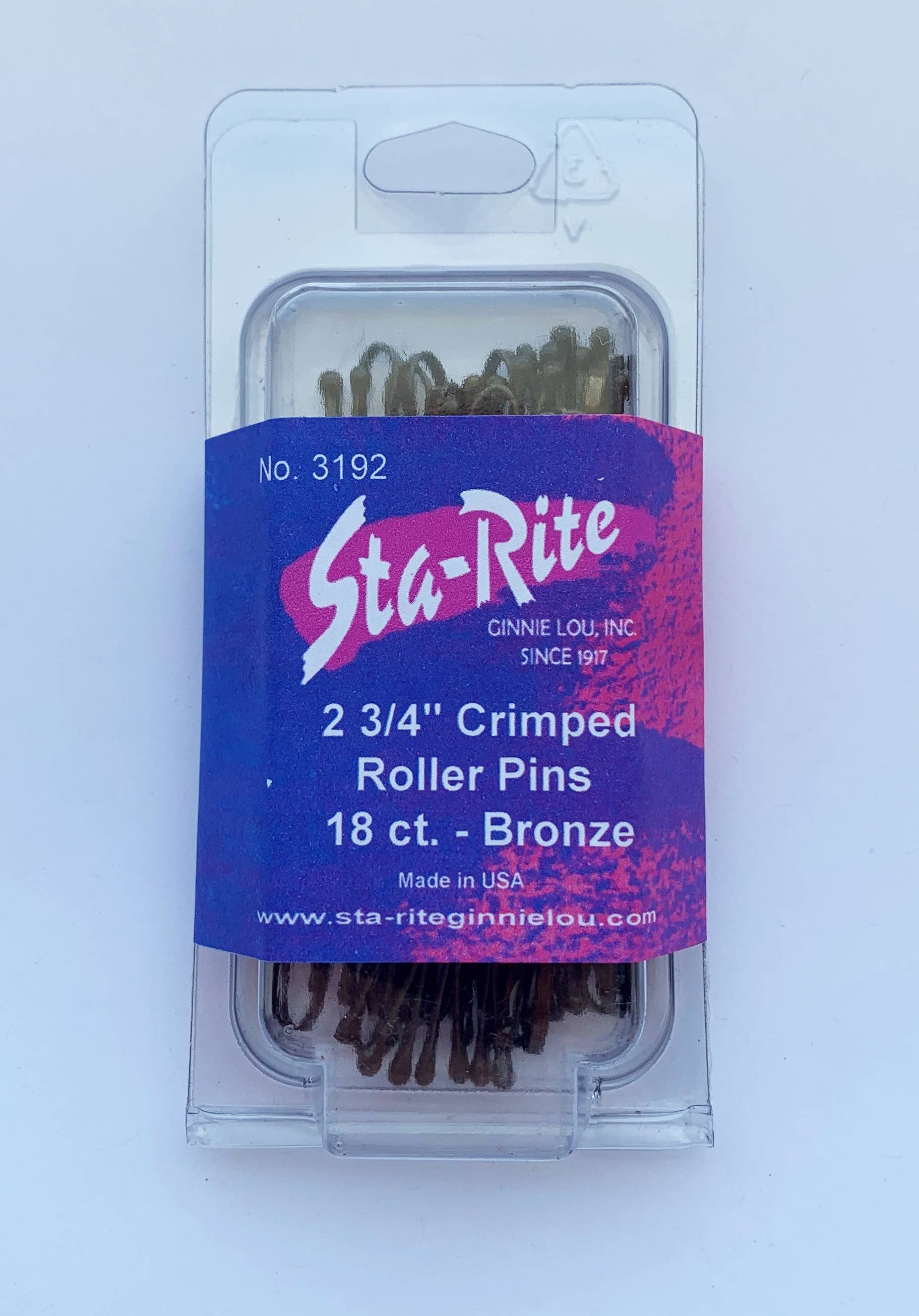 Sta-Rite Ginnie Lou - Vente Épingles à cheveux - Épingles à rouleaux Jumbo Bobby, droites ou serties, 18 ct3