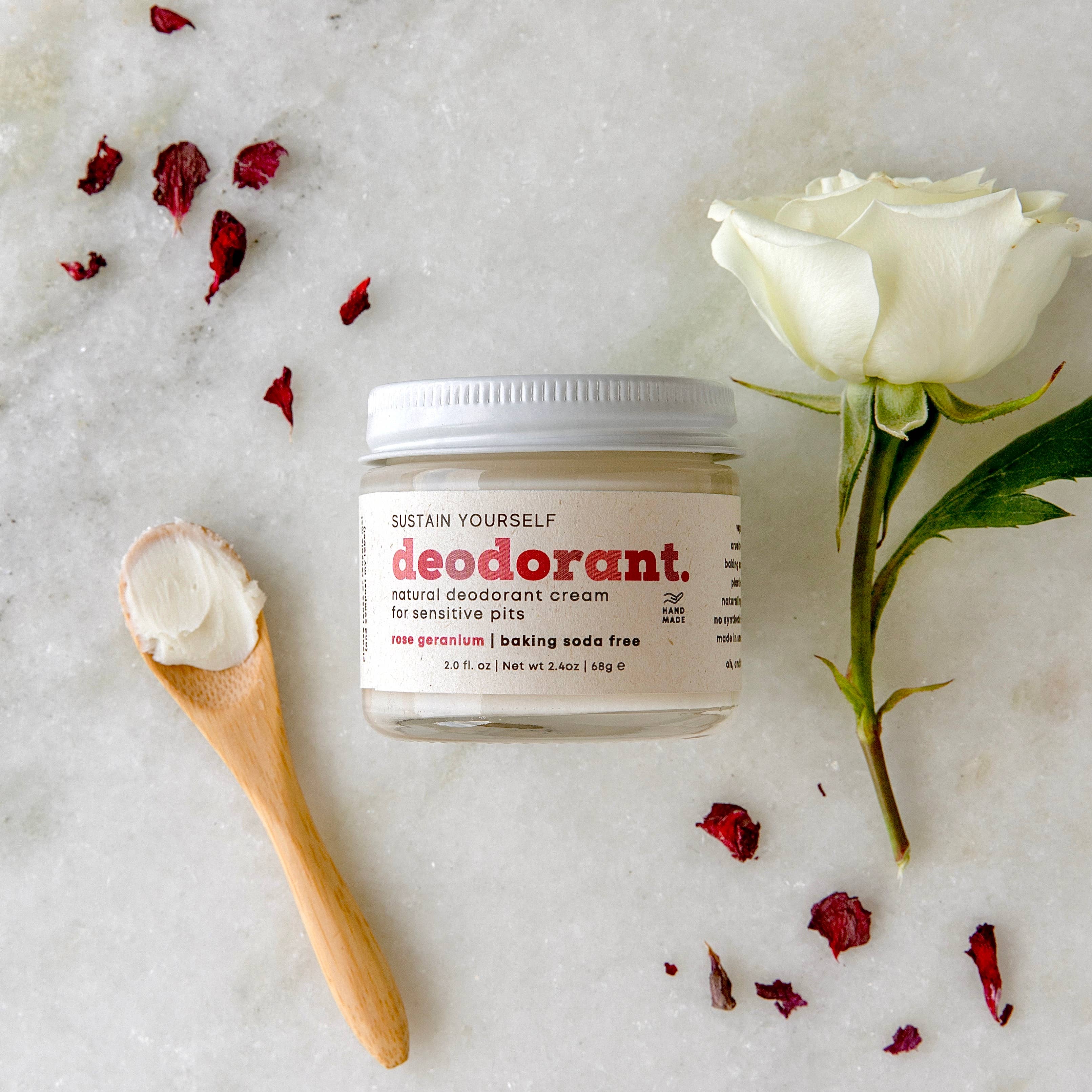 Sustain Yourself - Vente Déodorant – femme - Crème déodorante au géranium rose5