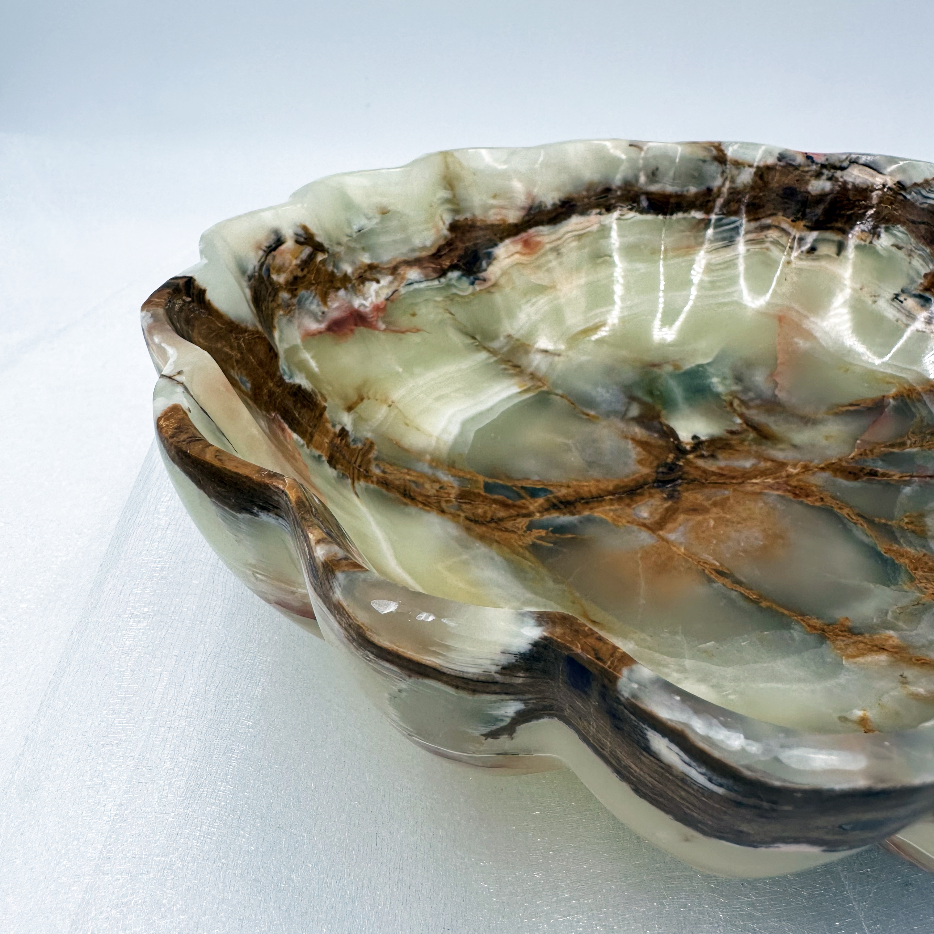 Page Imports - Wholesale Decorative Plate/Dish/Bowl - Hand-carved Bowl in Marble and Onyx11