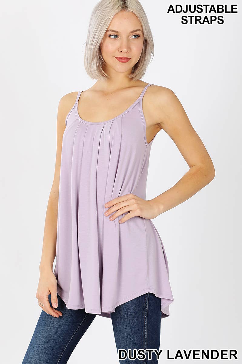 42POPS – Túnica - Mulher por atacado – CAMISOLA PLISSADA COM ALÇAS AJUSTÁVEIS5