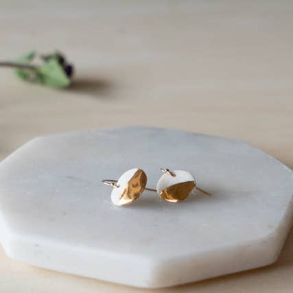 Half moon dangles for wholesale by Reiko Yamamoto Studio