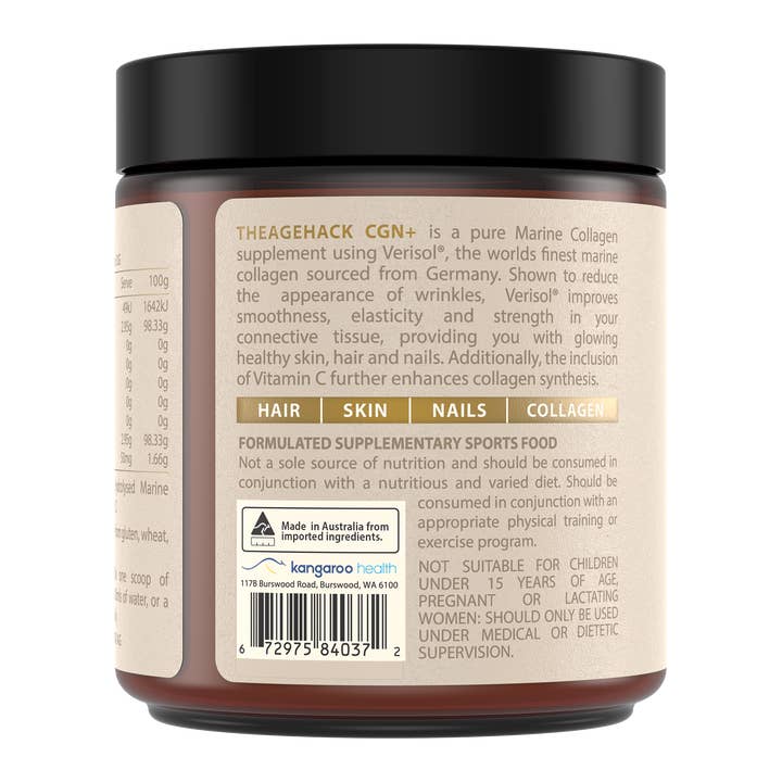 The Age Hack - Wholesale Oral supplement/vitamin - CGN+ Powder with Vitamin C - to redefine your skin's health and radiance1