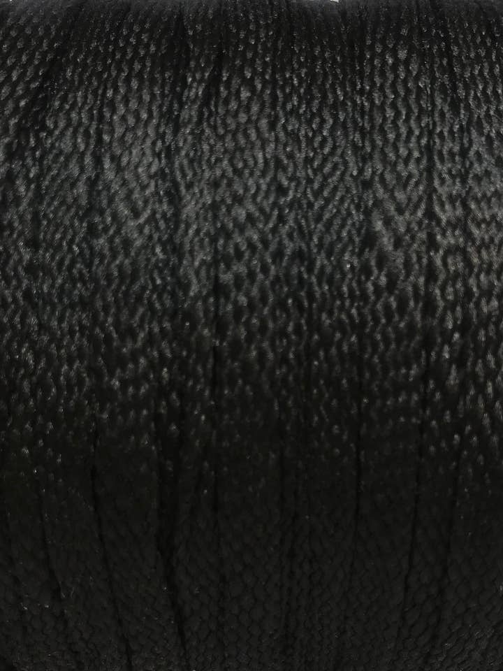 Effen zwarte platte schoenveters voor wholesale door The Shoelace Factory