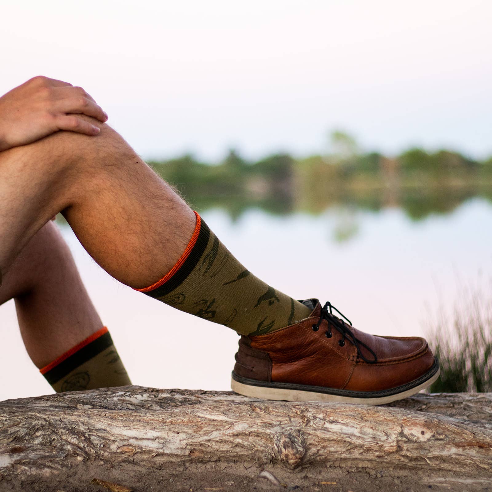 Lavley – wholesale Strumpor - Unisex – Lavley strumpor med texten 'I'd Rather Be Hunting'7