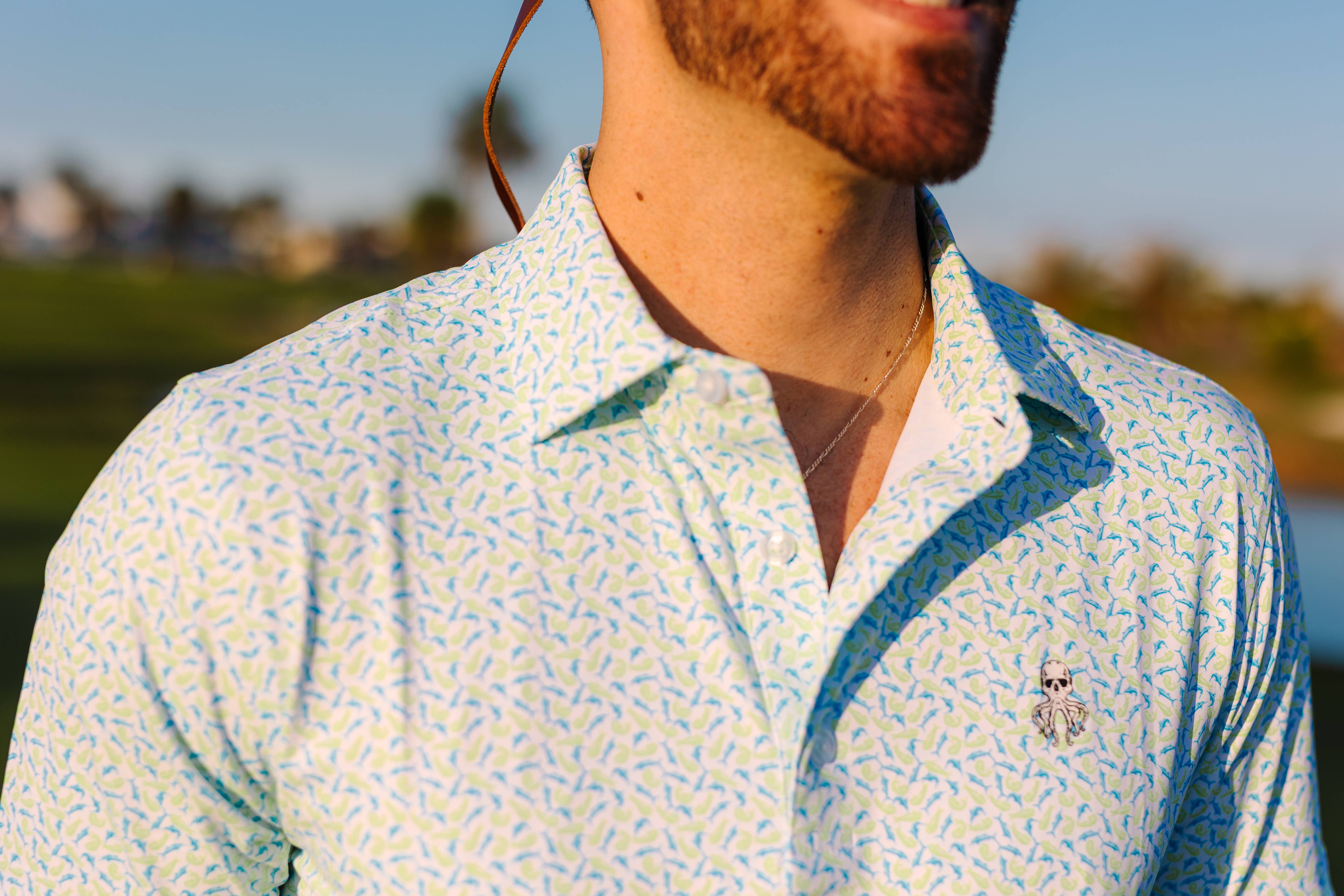 SALT WATER SOUL - Wholesale Polo - Men's - Mahi Mahi Marlin Polo1