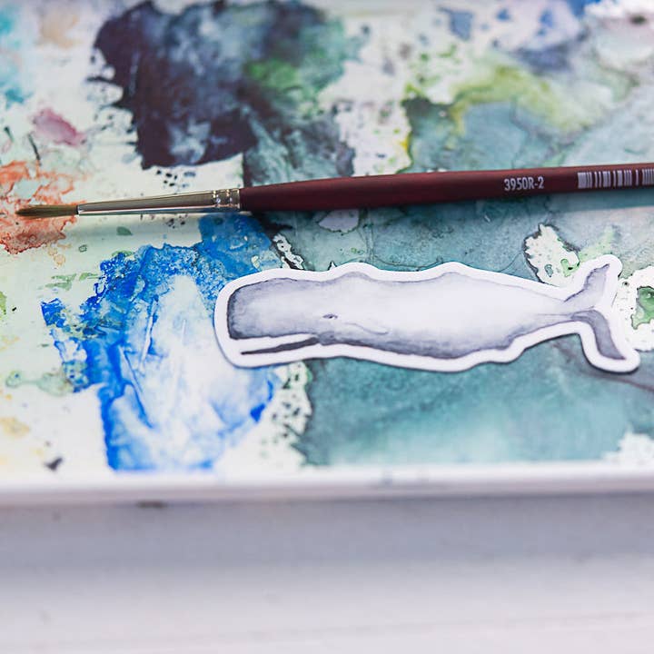 Finding Silver Pennies - Wholesale Sticker - Whale Sticker