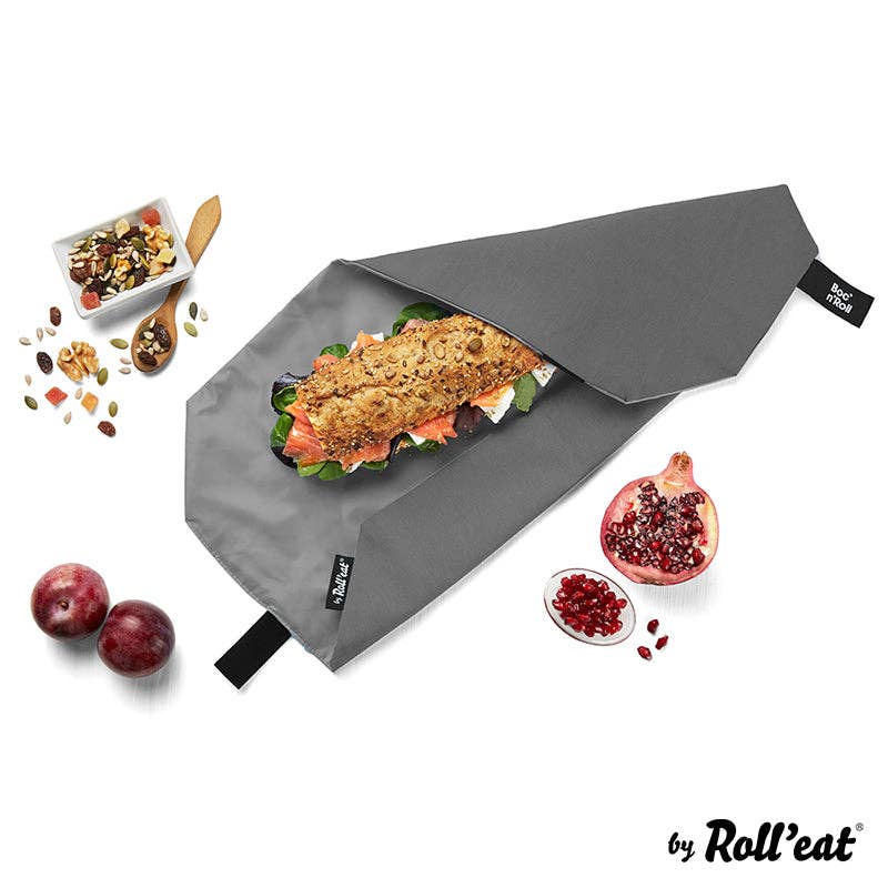 Brotzeit - Vendita all'ingrosso Involucro/sacchetto per alimenti - Roll'eat Boc`n`Roll NATURE Sandwich Wrap involucro per snack lavabile sacchetto per il pane4