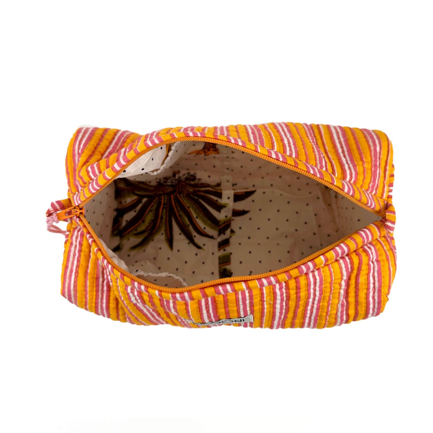 kikooni – bolsa de maquilhagem e cosméticos por atacado – Necessaire artesanal 'Stripes'1