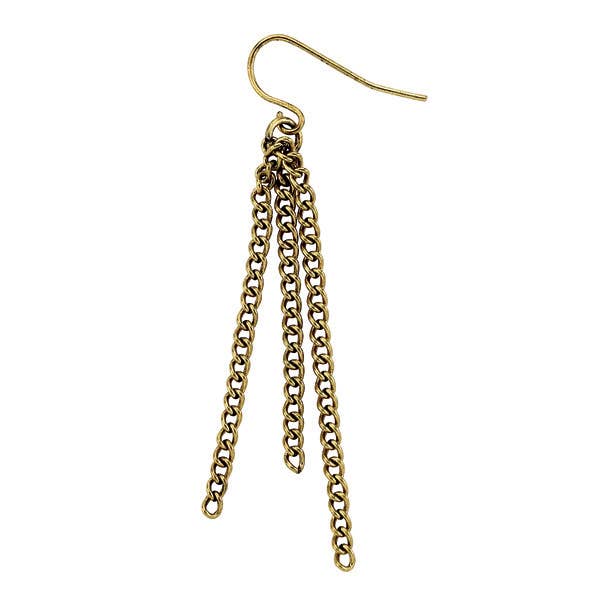 Gold & Brown Chain Necklace Set for wholesale by Benjamin International