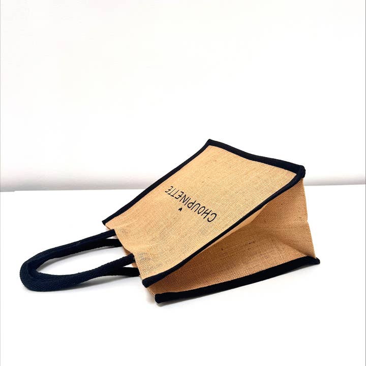 Marcel & Lily - Wholesale Beach Bag - Natural Jute Tote Bag - Choupinette -S1