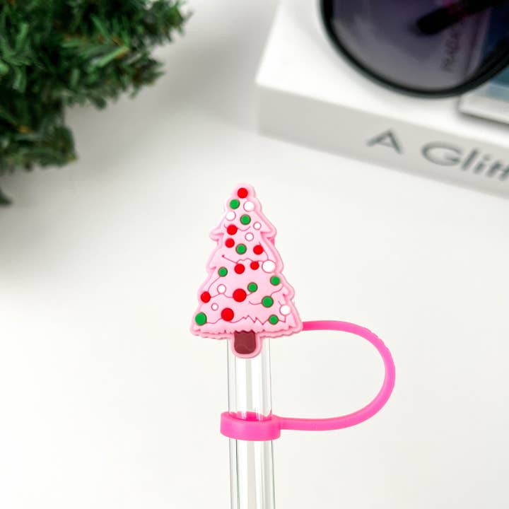 SoapElenGlen - Wholesale Jug - Christmas Tree Straw Toppers,Holiday Decor2