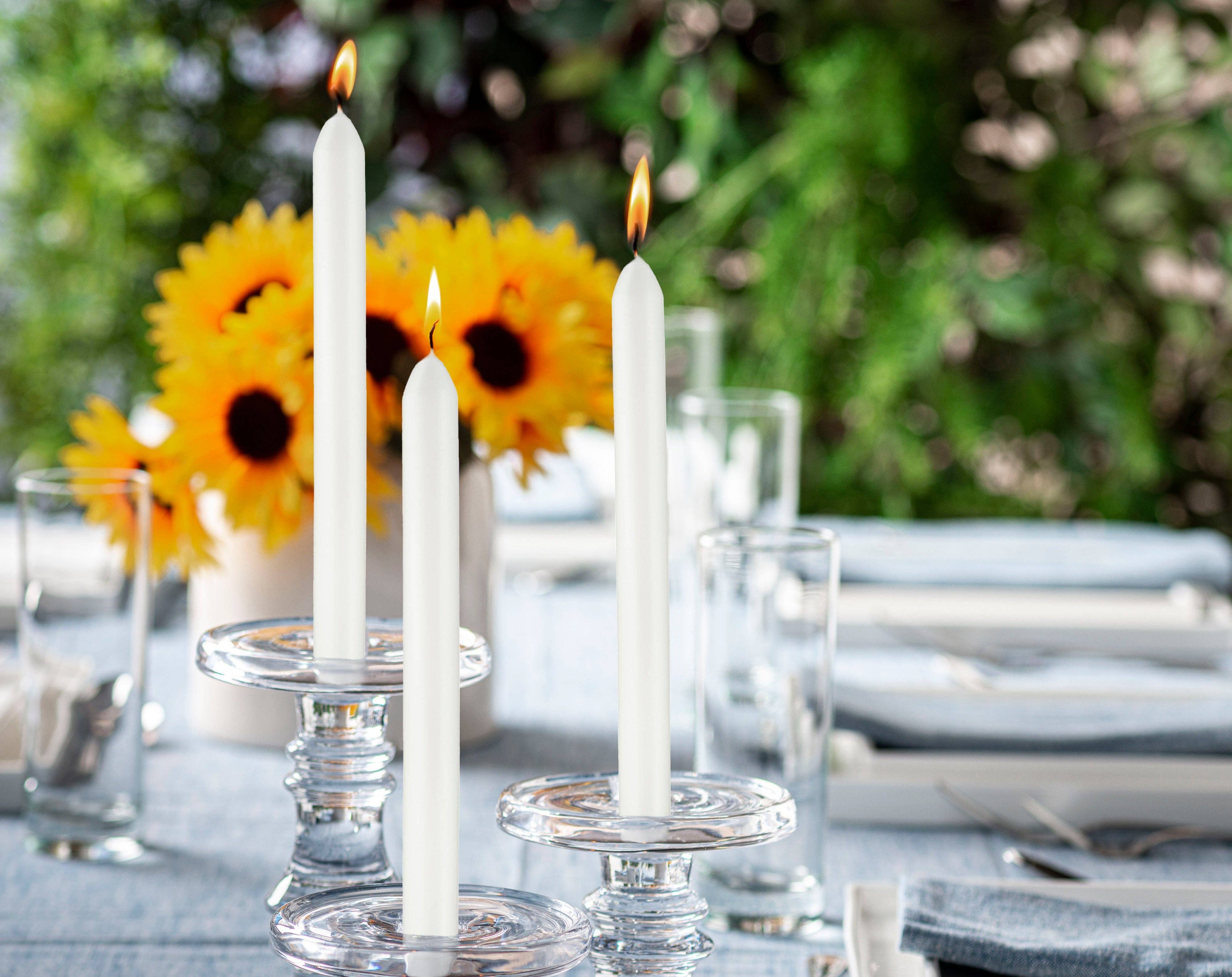 BOLSIUS - Wholesale Tapered Candle/Candlestick - 9 Inch Dinner Taper Candles 10 Pack - Wedding, Decorative, Holiday, Colored Unscented Taper Candles7