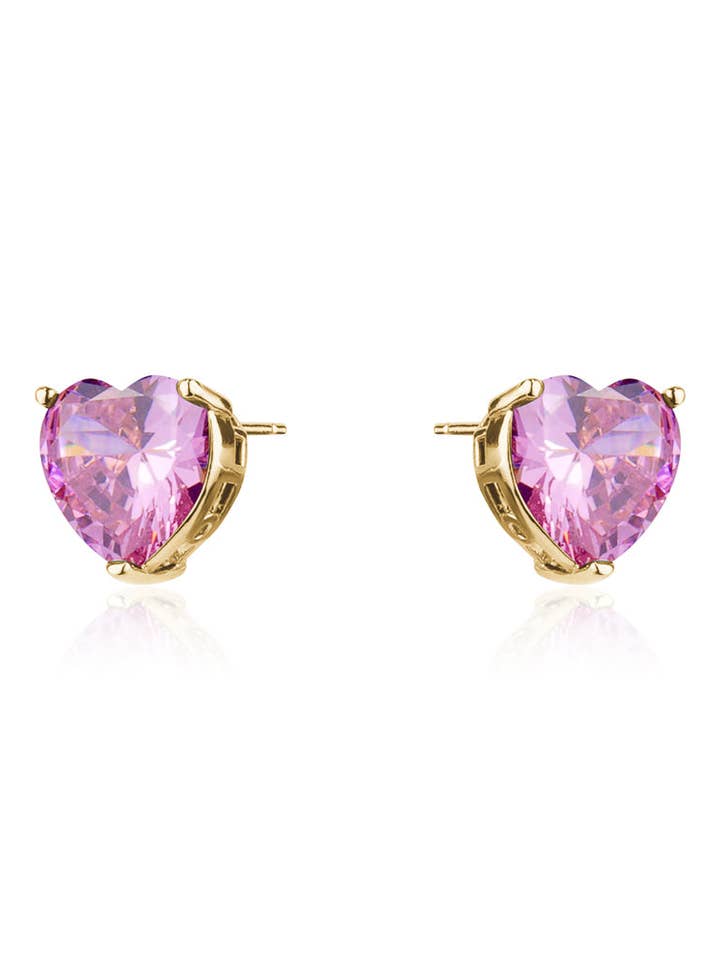 STUD IN CRISTALLO A FORMA DI CUORE per la vendita all'ingrosso da parte di limlim