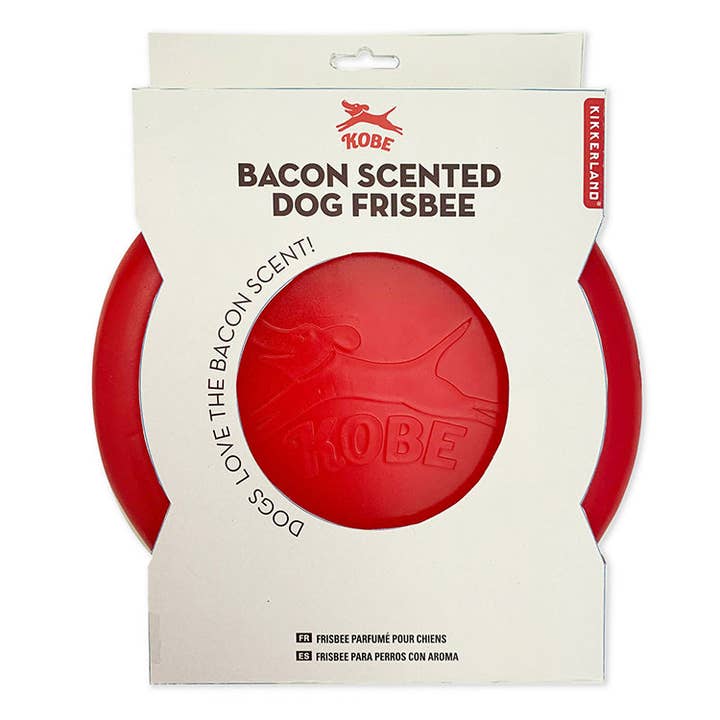Kikkerland Design Inc - Wholesale Pet Fetch Ball - Dog - Bacon Scented Flying Disc