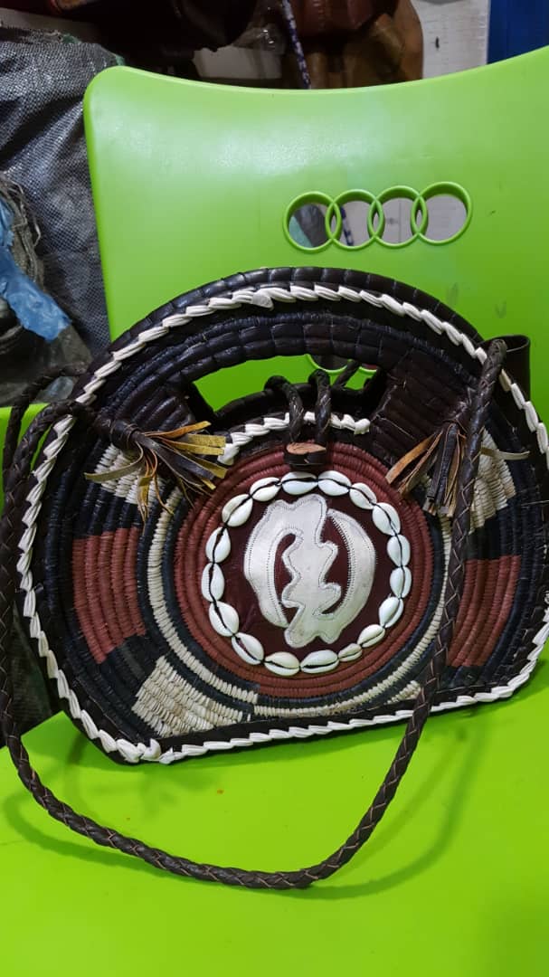 Elimicah - Vendita all'ingrosso Borsa con manico - Donna - Fondo piatto/parte superiore tonda/borsa Burkina Faso/Borsa in rafia Burkina6