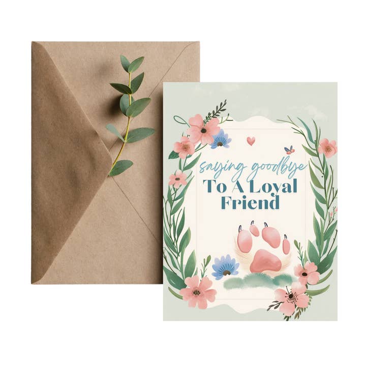 Quiet Reflection Sympathy Greeting Card for wholesale by You Go Girl