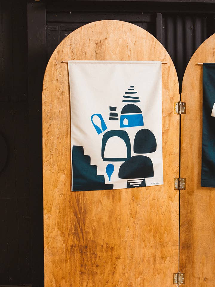 Tenda Babylone Blue Village per la vendita all'ingrosso da parte di OBJECTION