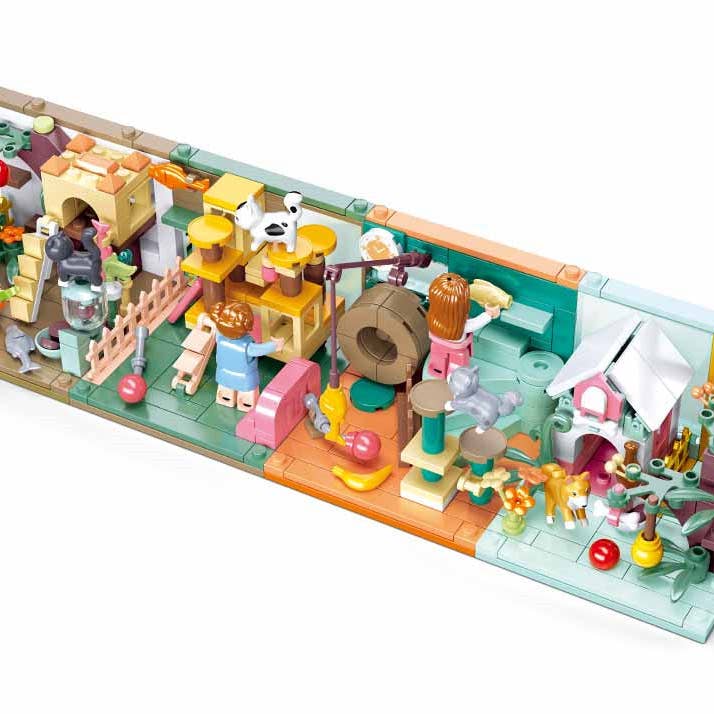 Texas Toy Distribution - Venta al por mayor Juegos de construcción - Niños - Mini Juego de Ladrillos de Construcción para Exhibición de Mascotas y Artesanías1