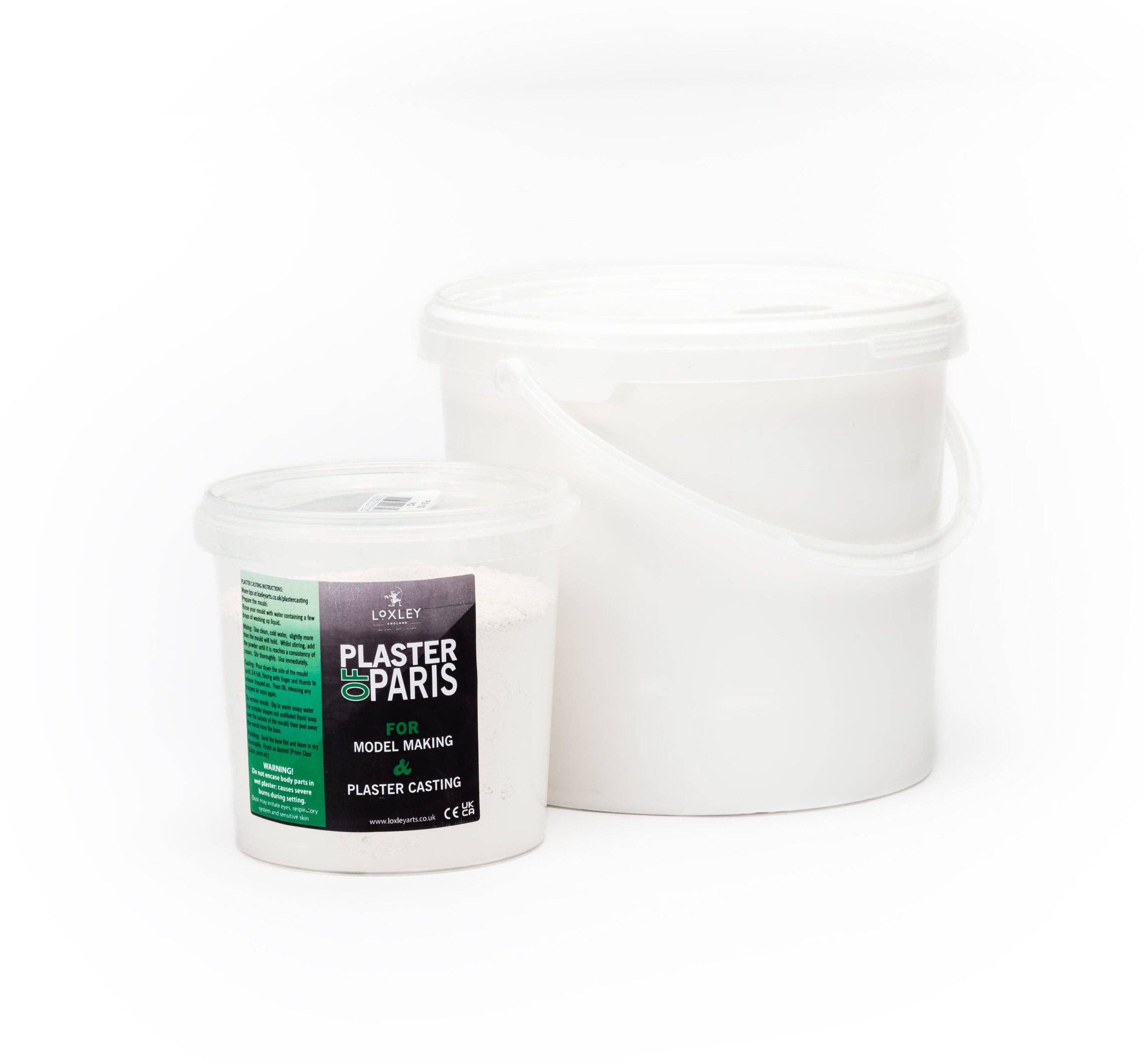 Loxley Arts - Wholesale DIY craft kit - Plaster of Paris, White, 1KG and 5 KG, Casting Powder