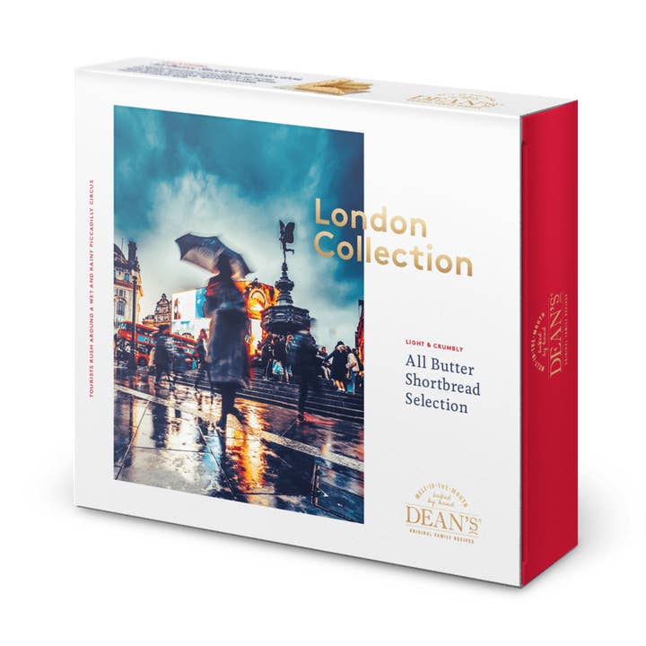 „Piccadilly Circus“ Butter-Shortbread-Sortiment für den Großhandel von Dean's of Huntly Ltd