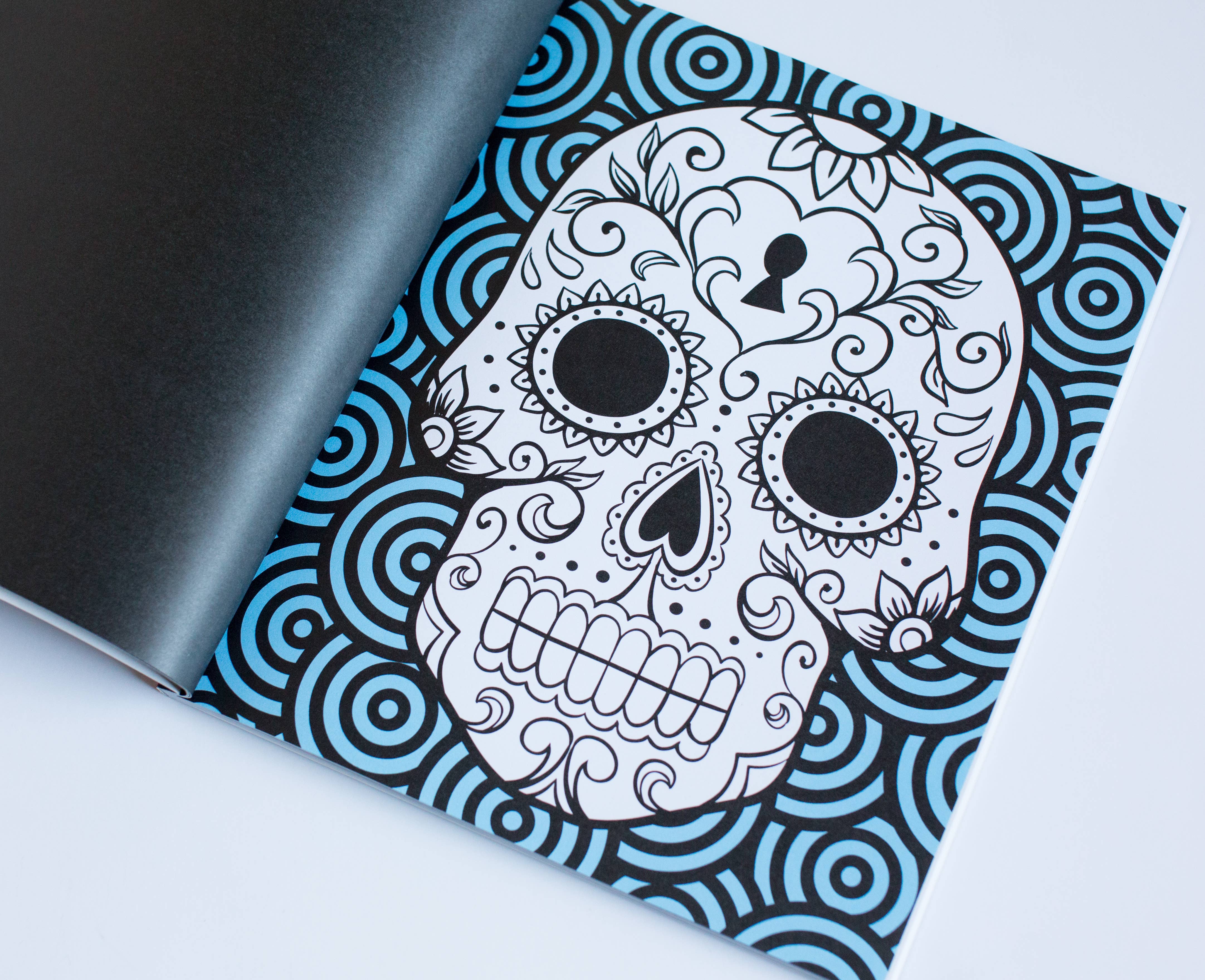 Blue Star Press - Wholesale Coloring & Activity Book - Adult - Dia De Los Muertos: Coloring Book Day of the Dead Halloween5