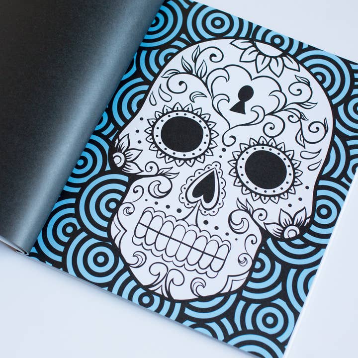 Blue Star Press - Wholesale Coloring & Activity Book - Adult - Dia De Los Muertos: Coloring Book Day of the Dead Halloween5