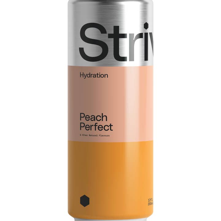 Strive Soda - Wholesale Soda/Carbonated Drink - Strive Soda - Peach (12 pack)