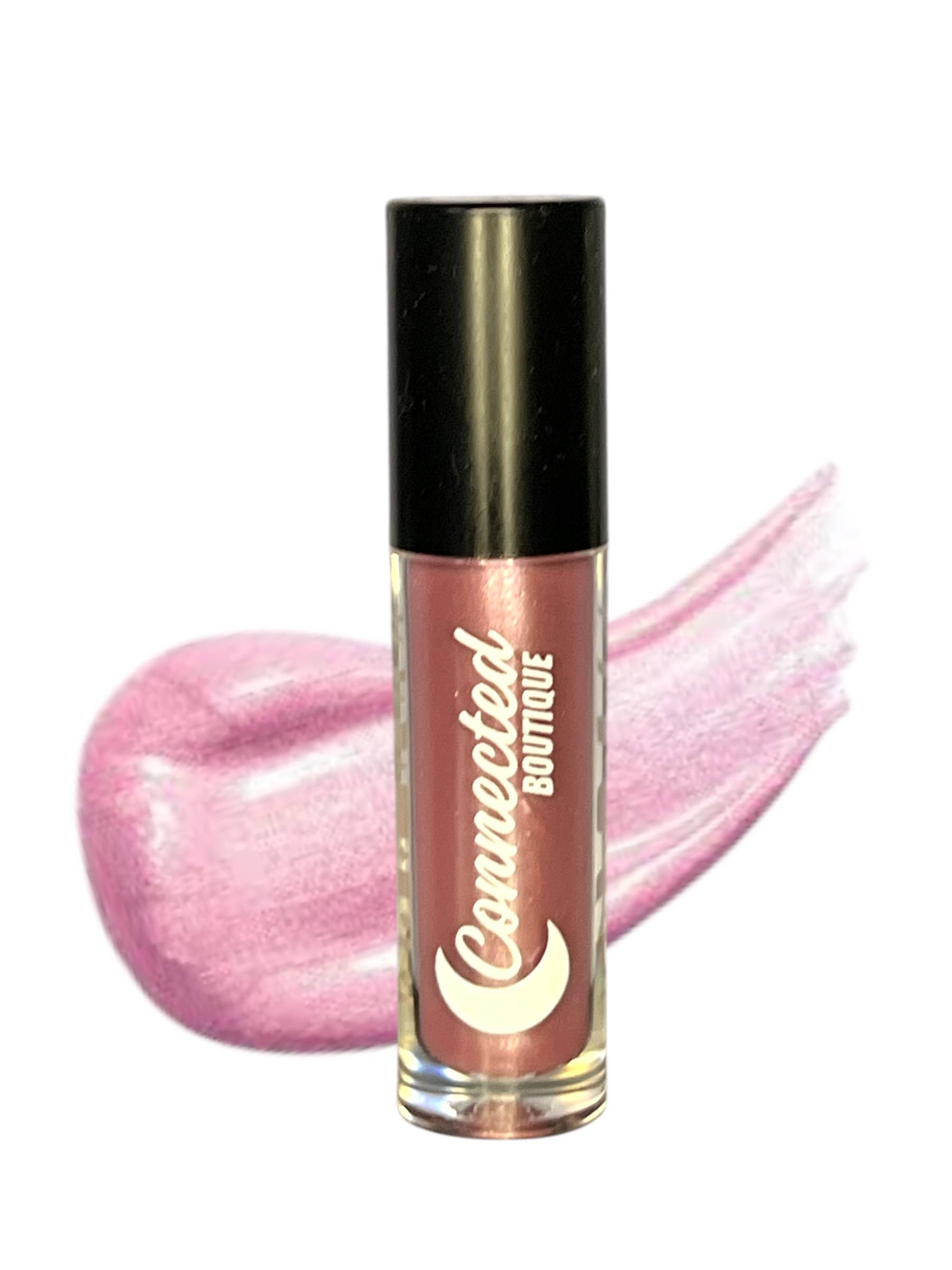 Connected Boutique - Venta al por mayor Brillos de labios - Brillo de labios rosa cromado «Pink Spell»0