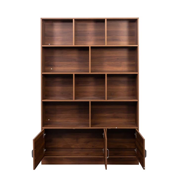 HOMYCASA DESIGN INC - Wholesale Bookcase - 70.87' Tall Bookshelf with 10 Cubes and 3 Doors, 4-Tier Bookshelf, Open Shelf Bookcase with Cabinet, Modern Cube Storage Organizer for Living Room, and Office13