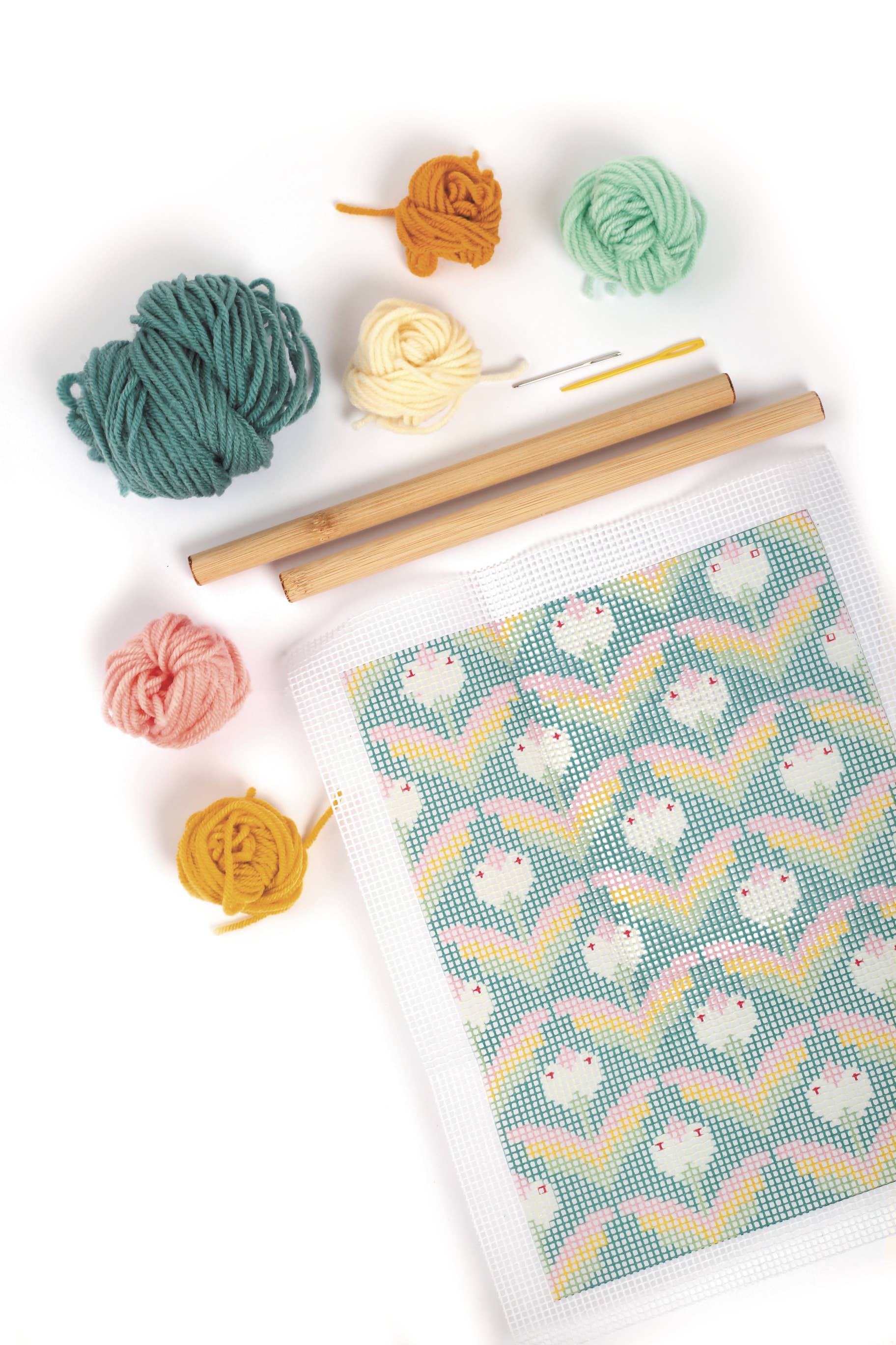 Graine Créative - Vendita all'ingrosso Kit per lavoretti fai da te - Kit tela fiori tropicali8