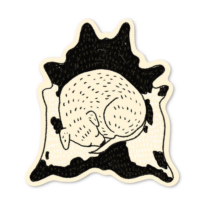 Sleepy Dog Sticker for wholesale by starpokes