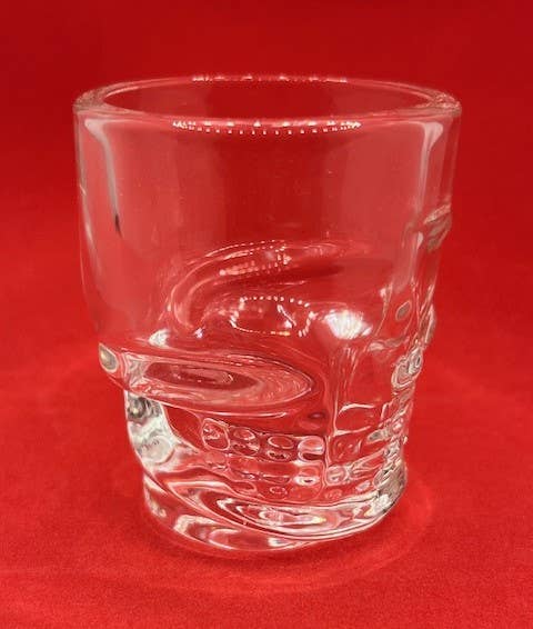 7 Star – Copo de shot por atacado – Vidro Skull Clear Shot 2 Oz (Vidro Blank Shot)   2